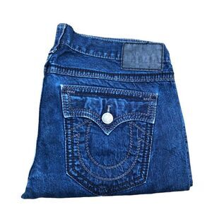 True Religion Jeans Size 40 RICKY BIG QT Blue